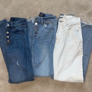 PacSun, Aeropostale, Indigo Rein 00/22 junior jeans lot